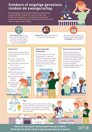 Infographic stress rondom zwangerschap