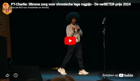 PT-Charlie: Slimme zorg voor chronische lage rugpijn