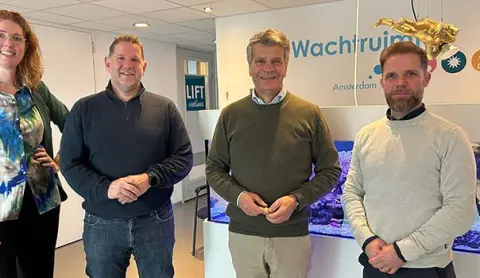V.l.n.r. Tiska, Vincent, Lodi en Wouter