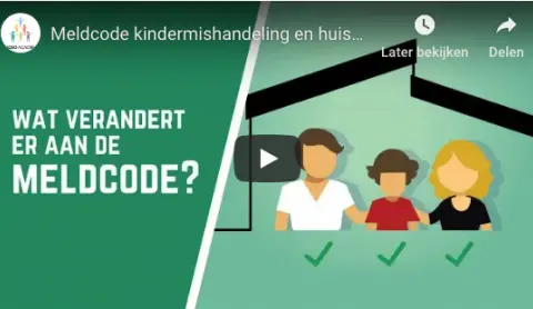 Wet meldcode huiselijk geweld en kindermishandeling